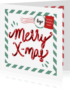Zakelijke kerstkaarten met logo bestellen | Kaartje2go